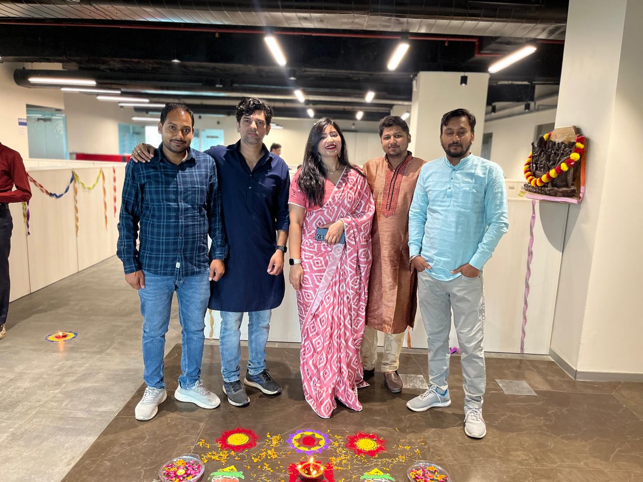 Enernew Diwali Celebration Group Photo